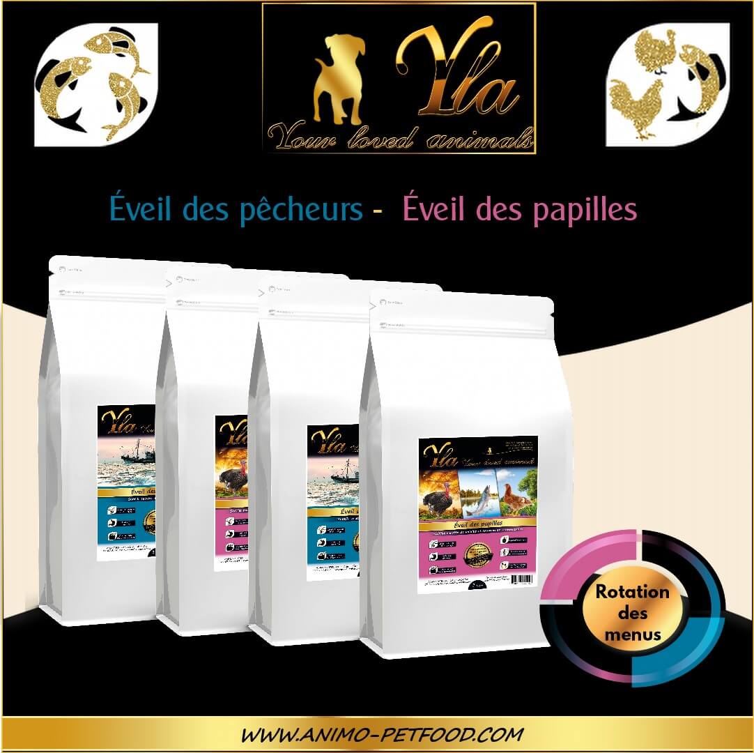 Alimentation par rotation pour chiots